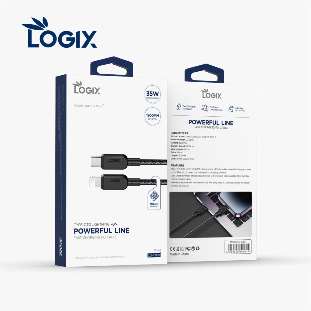 Logix 35W Powerful Line Fast Charging