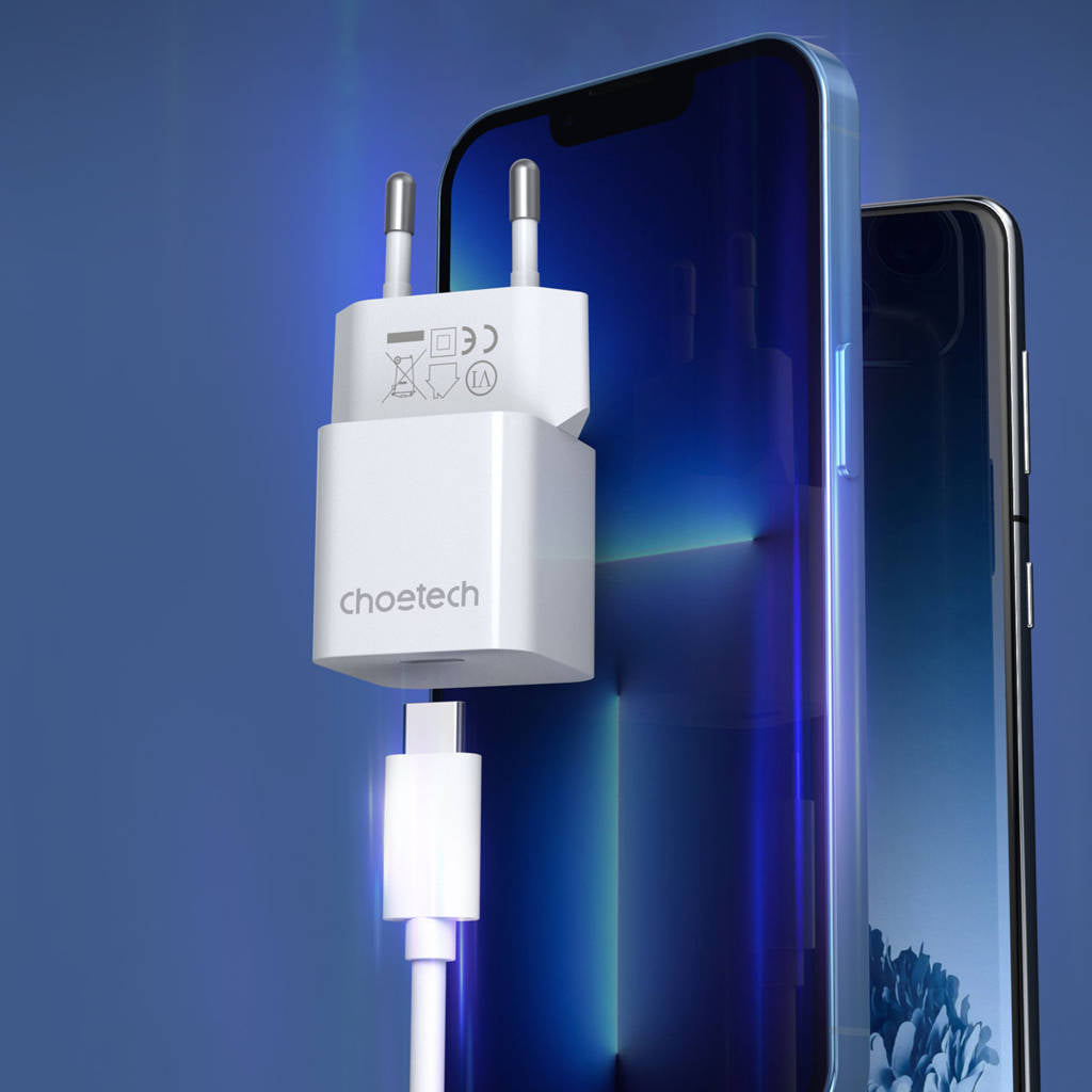 Choetech PD5010 USB-C Power Adapter - White