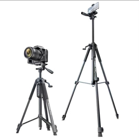 Tripod Mobile Phones And Cameras Stand For Photography,Videography - 150 CM - PK 9930 - Black