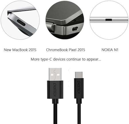 Choetech CHT-AC0002 USB A To Type C Cable