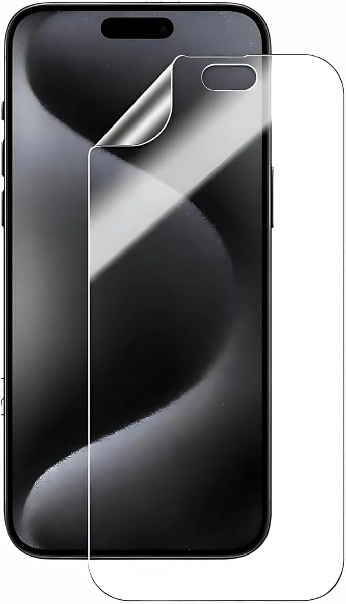 ✅ 5. Plastic Matte Screen Protector for iPhone – Anti-Fingerprint – No Black Frame