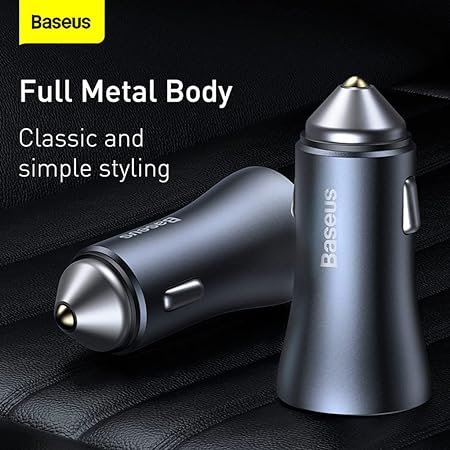 Baseus 40 Watt Car Charger With Dual Ports