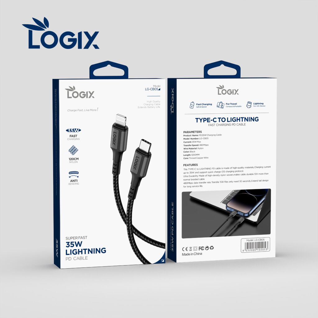 Logix 35W Super Fast Lightning PD Cable