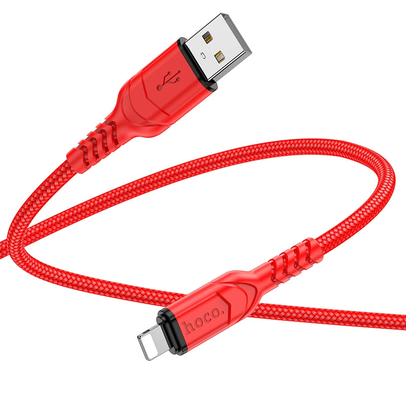 Hoco X59 USB to Lightning Cable - 2m Red