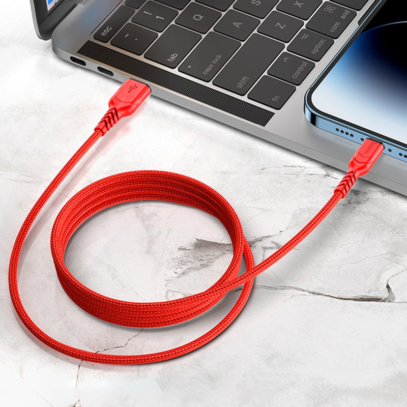 Hoco X59 USB to Lightning Cable - 2m Red
