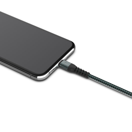 LANEX LTC-N12L USB TO LIGHTNING CABLE 25CM (GREEN)