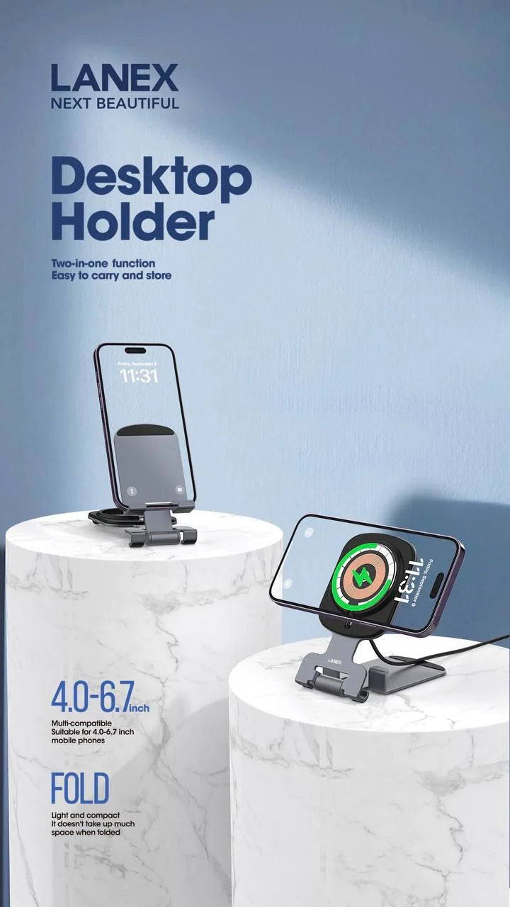 Lanex LZ21 Metal Fold Desktop Holder