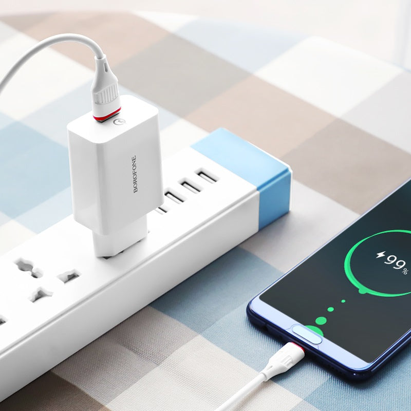 Borofone BA21A Full Charger With Type c Cable
