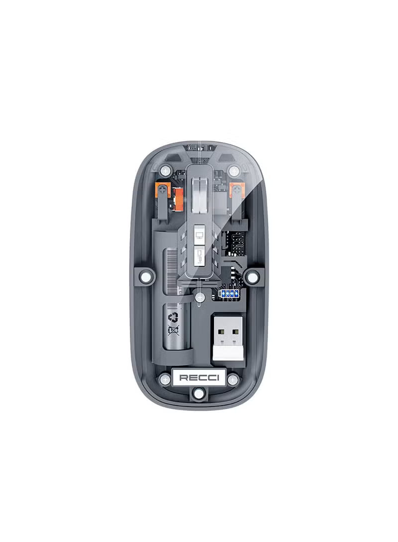 Recci RCS-M01 Space Capsule Series Multimode Wireless Transparent Design Mouse