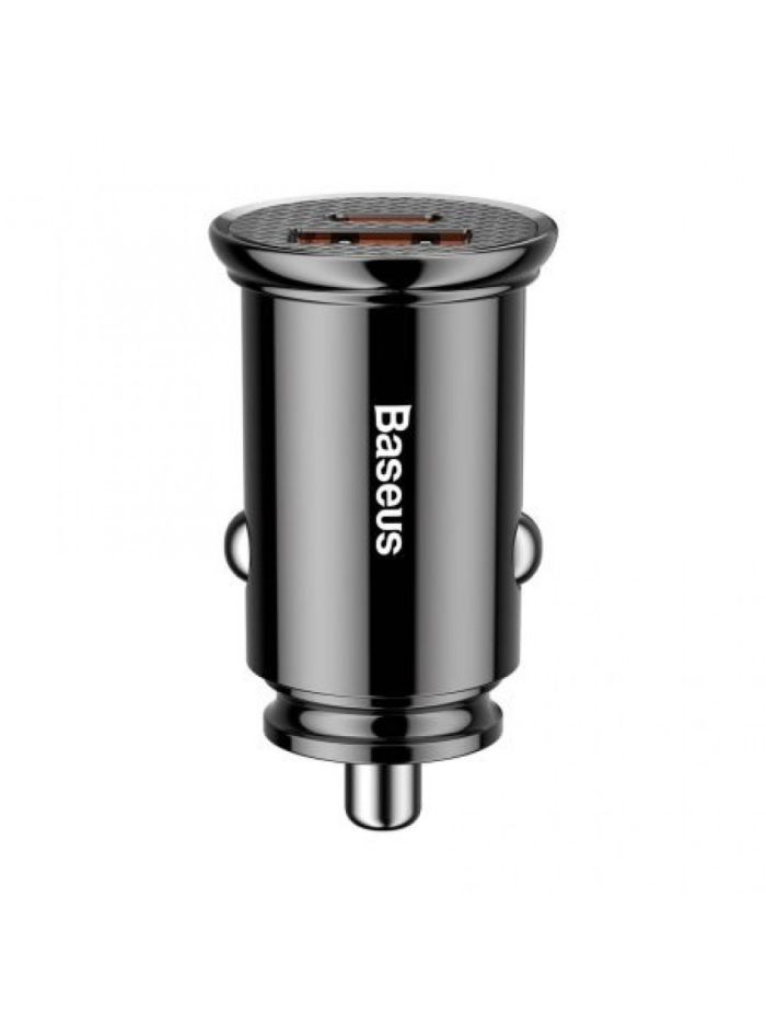 Baseus DZ-ST 30W Car Charger - Black
