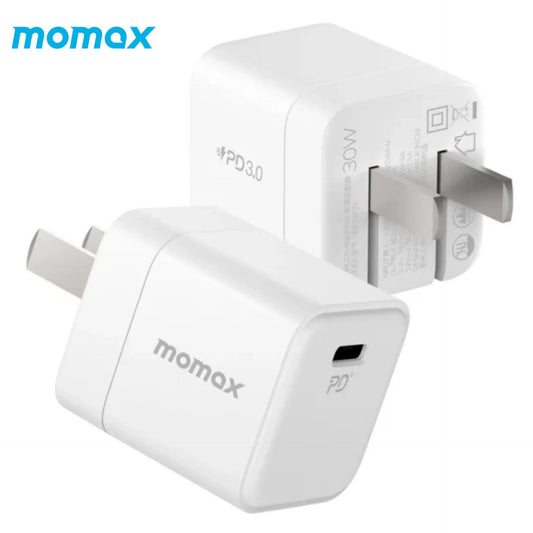 Momax Momax ONEPLUG 30Watt GaN Mini USB-C Charger White