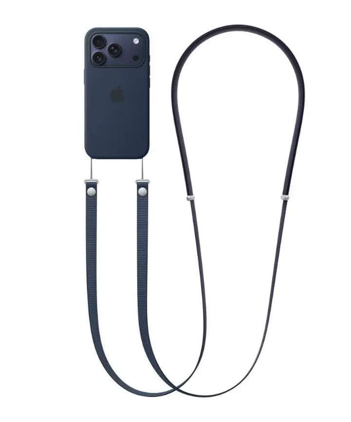 Anti-Drop Magnetic Webbing Shoulder & Neck Strap for iPhone 17 Pro Max Case-حزام كتف ورقبة مغناطيسي مضاد للسقوط لجراب آيفون 17 برو ماكس