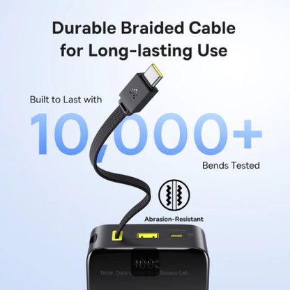Baseus EnerFill FC51 Bipow2 Pro Power Bank 20000mAh 22.5W Black Built-in Cable