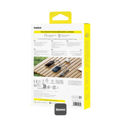 Baseus EnerFill FC51 Bipow2 Pro Power Bank 20000mAh 22.5W Black Built-in Cable
