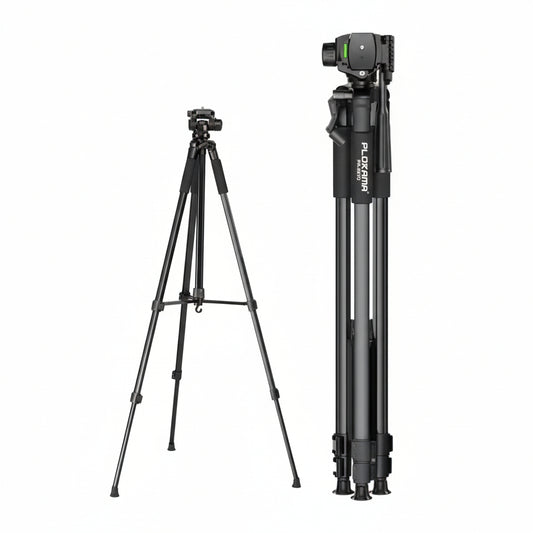 plokama PK-9999 Camera Tripod Stand 2.1 m with Mobile Phone Holder, Durable and Strong Material, For Mobile and Camera, For Photo Sessions And All Content Makers Brand: Generic