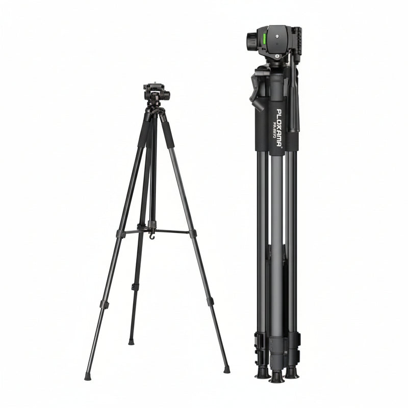 plokama PK-9999 Camera Tripod Stand 2.1 m with Mobile Phone Holder, Durable and Strong Material, For Mobile and Camera, For Photo Sessions And All Content Makers Brand: Generic