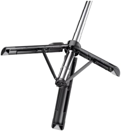 Plokama LIVE K7 LED Selfie Stick 1.1M (3.6 Feet) Live Broadcasting Selfie Stand With Rechargeable Light Selfie K7 Bluetooth LED 4 in 1 Tripod LED Remote Control Tripod 110cm Selfie Stick