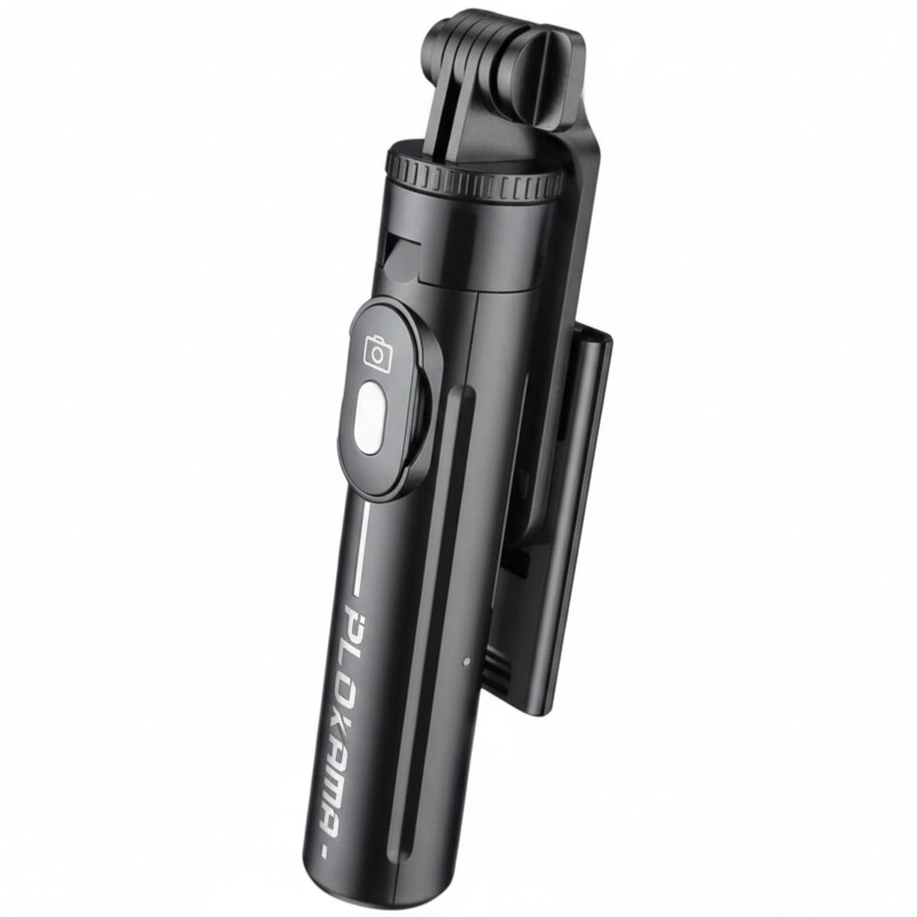 Plokama LIVE K7 LED Selfie Stick 1.1M (3.6 Feet) Live Broadcasting Selfie Stand With Rechargeable Light Selfie K7 Bluetooth LED 4 in 1 Tripod LED Remote Control Tripod 110cm Selfie Stick