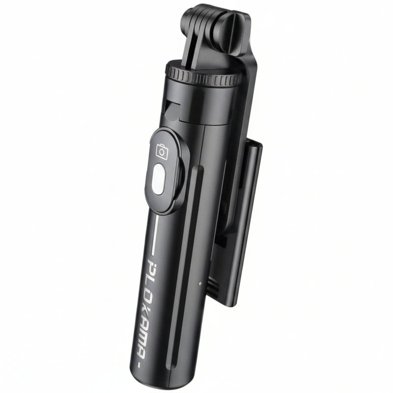 Plokama LIVE K7 LED Selfie Stick 1.1M (3.6 Feet) Live Broadcasting Selfie Stand With Rechargeable Light Selfie K7 Bluetooth LED 4 in 1 Tripod LED Remote Control Tripod 110cm Selfie Stick