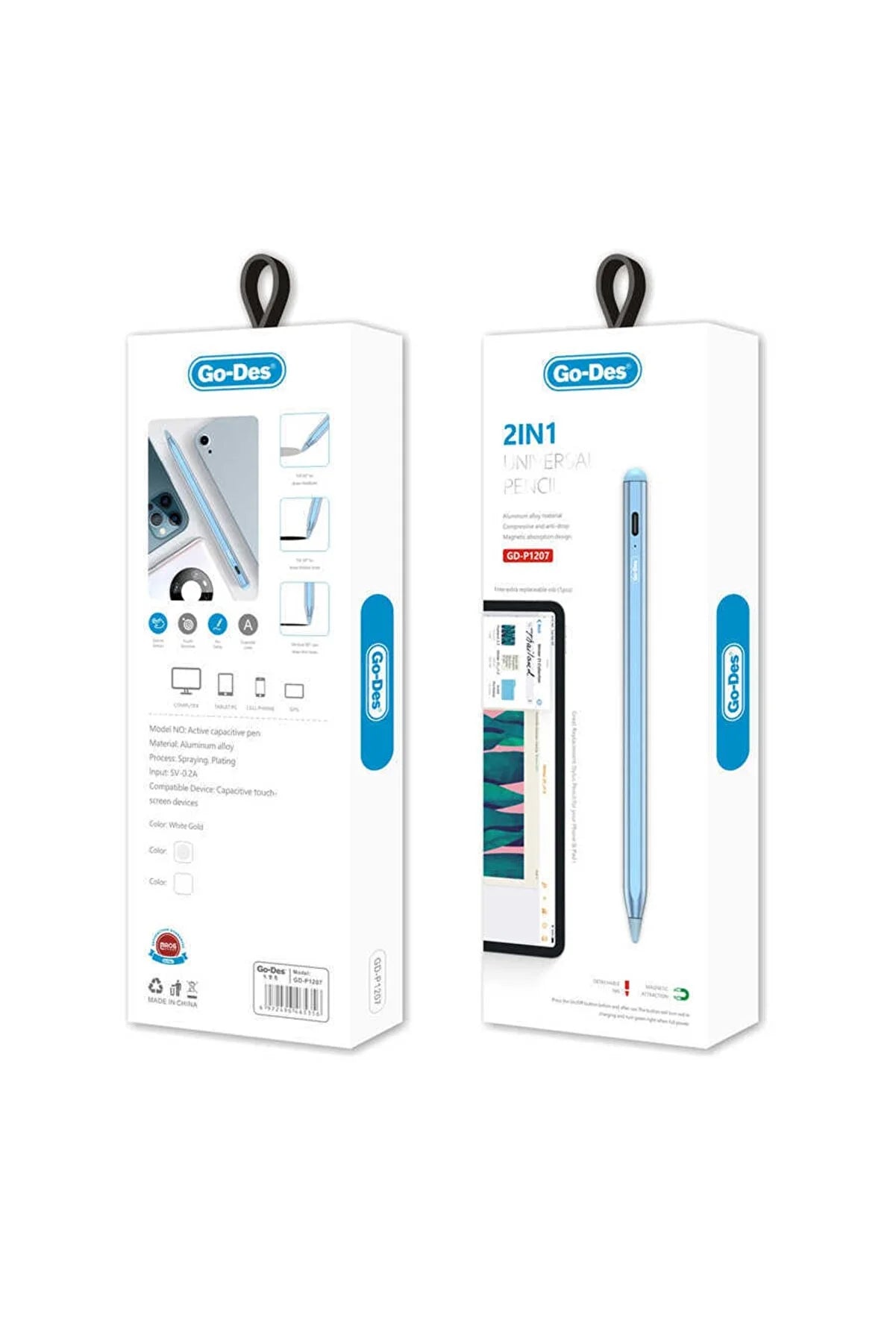 Go Des GD-P1207 Sensitive Stylus Pencil Capacitive Touch Pen