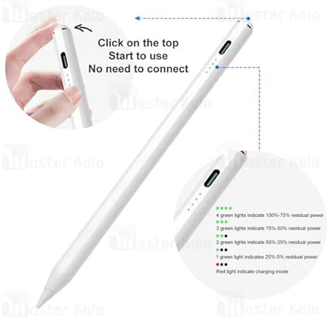 Joyroom JR-X9s Touch Sensitive Stylus Pen with Effective Capacity - White
