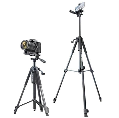 Tripod Mobile Phones And Cameras Stand For Photography,Videography - 150 CM - PK 9930 - Black