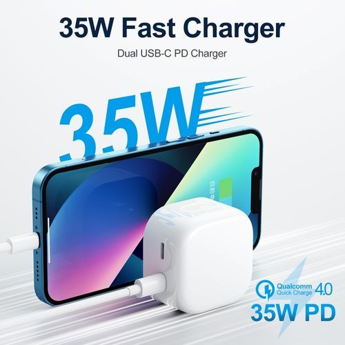 JOYROOM L-2P356 35W Dual PD Fast Charger, UK Plug