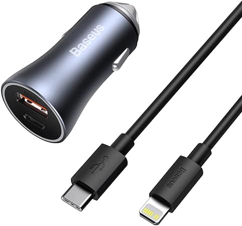 Baseus 40 Watt Car Charger With Dual Ports