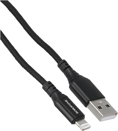 Borofone BX54 Charging Data Cable For iPhone - black