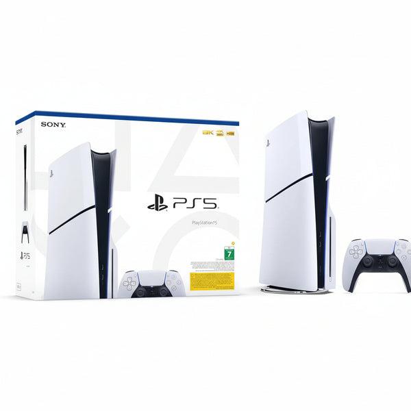 Sony PlayStation 5 Slim Console – Disc Edition – 1TB – White (Middle East Version)