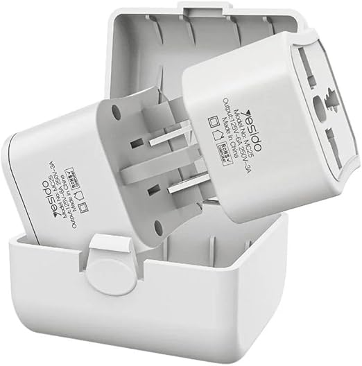 Yesido MC25 Universal Travel Adapter Plug Kit – Worldwide All-in-One Charger