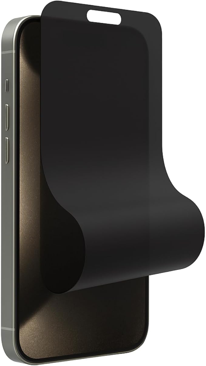 Plastic Privacy Screen Protector for iPhone – Anti-Shock – No Black Frame