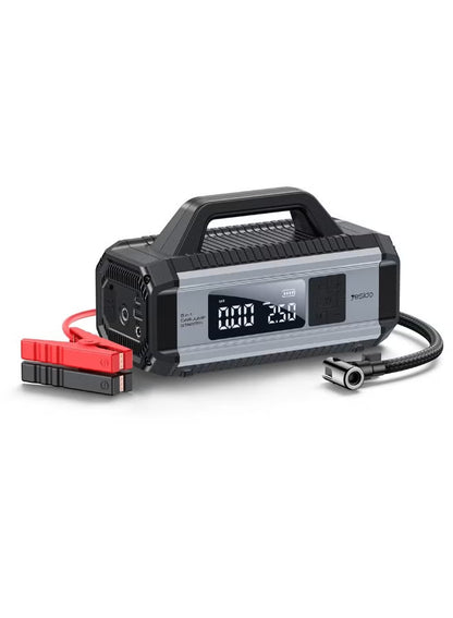 YESIDO VC13 5-in-1 Car Jump Starter, 150PSI Tire Inflator, 10000mAh Power Bank, Air Compressor