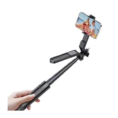 LIVE-P10 Pro Selfie Stick Tripod with LED Light, 180cm Aluminum Alloy, Bluetooth Remote Control, Phone Stand for Live Streaming