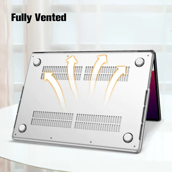 Lanex Hard Shell Transparent Case for Macbook