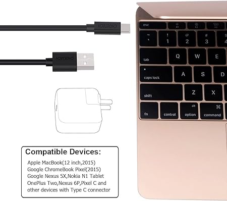 Choetech CHT-AC0002 USB A To Type C Cable