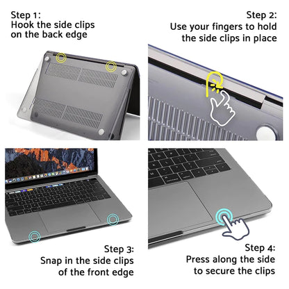 Lanex Hard Shell Transparent Case for Macbook
