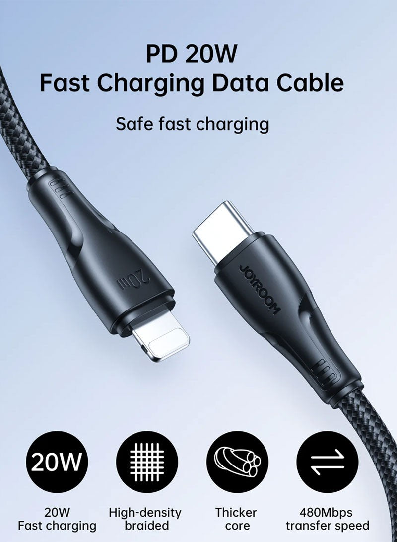 Joyroom s-cl020A11 Type-C to Lightning Fast Charging and Data Cable,1.2m