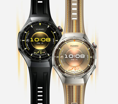 Huawei Watch GT 6 Pro – Black & Brown – 1 Year Warranty | هواوي واتش GT 6 برو – أسود وبني – ضمان سنة