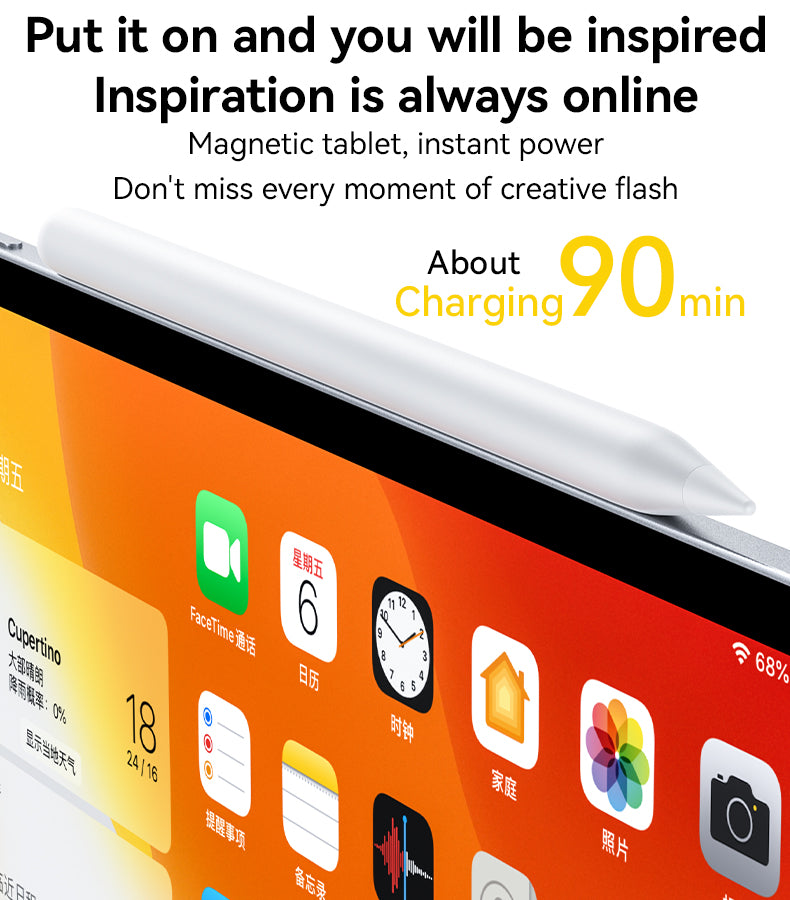 Yesido Anti-mistouch Technology Magnetic Wireless Charging Version IP Active Stylus Pen ST18