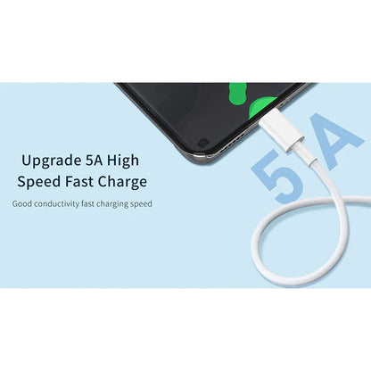 RECCI 65W Fast Charger Dual Type-C Port + USB Port fast charge + Type C to Type C Connector