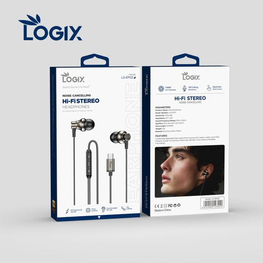 Logix Hi-Fi Stereo Noise Cancelling Headphones