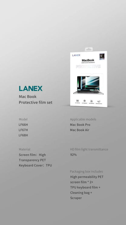 Screen Protector + KeyBoard Screen For MacBooks