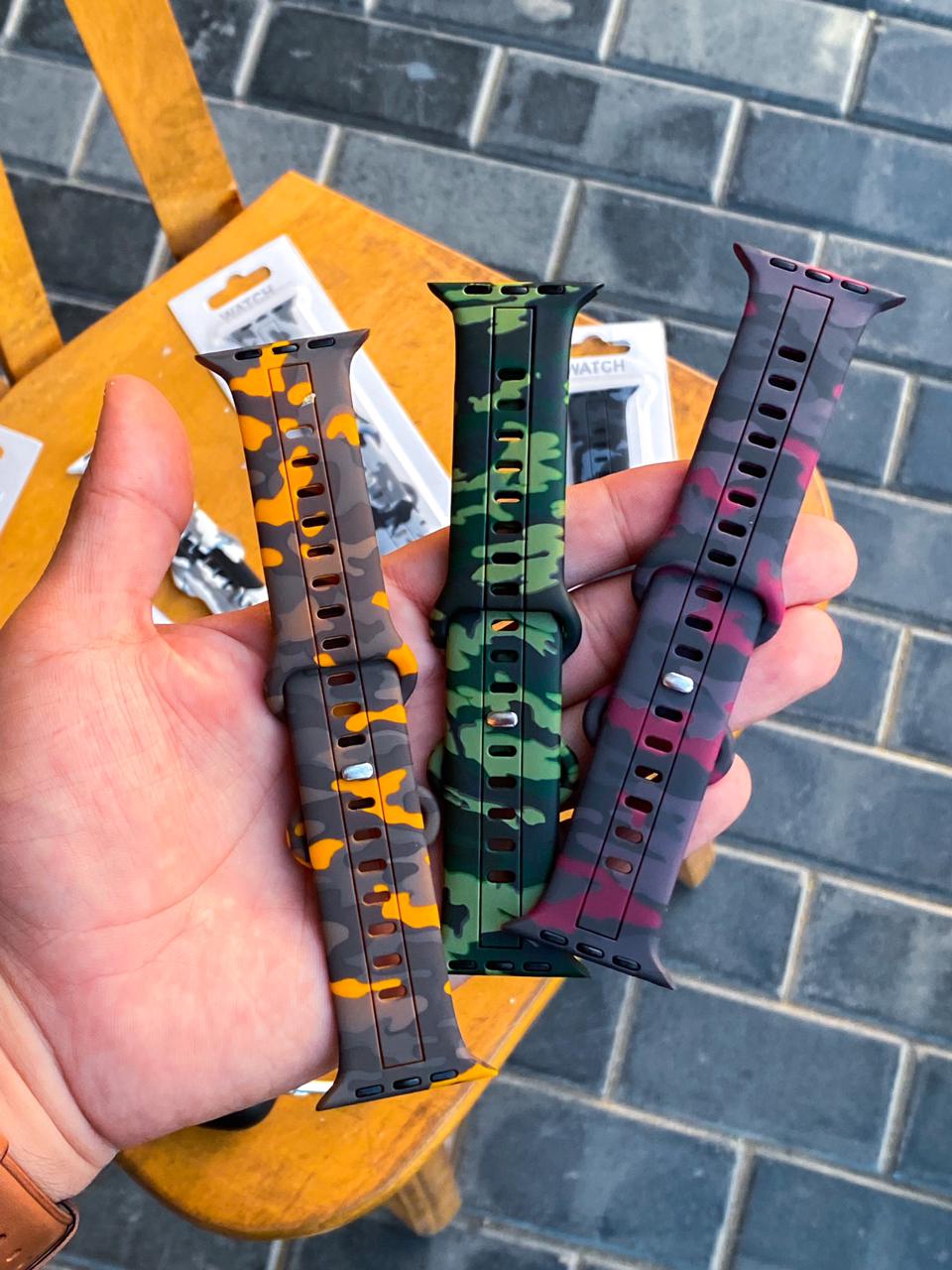 Army Silicon Straps For Apple Watch