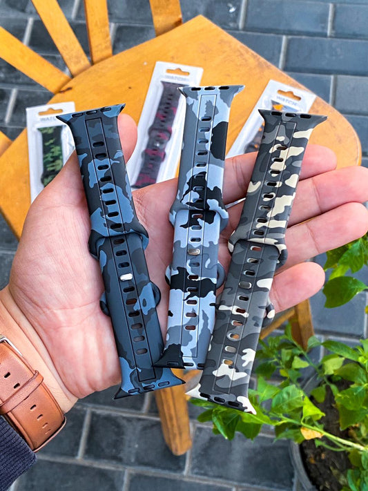 Army Silicon Straps For Apple Watch
