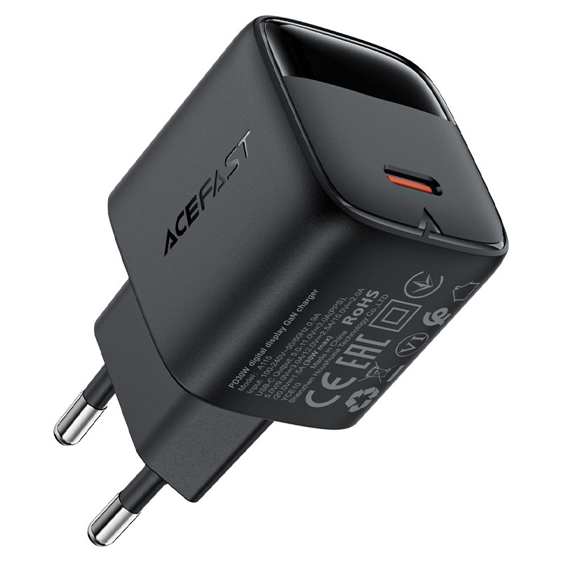 Fast Charge Wall Charger A115 PD30W GaN (1xUSB-C) EU