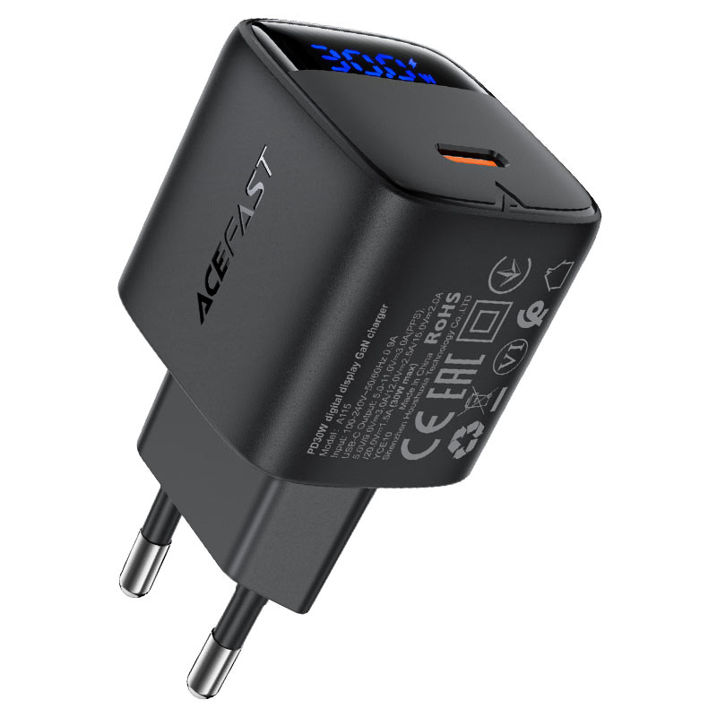 Fast Charge Wall Charger A115 PD30W GaN (1xUSB-C) EU