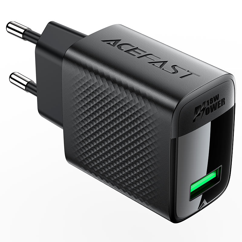 Fast Charge Wall Charger A90 QC18W GaN (1xUSB-A) EU