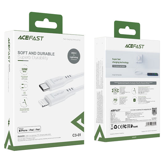 ACEFAST USB-C to Lightning Charging Data Cable
