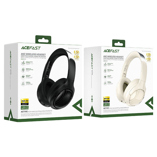 ANC Wireless Headset H5 – Noise Cancelling Bluetooth Headphones with Deep Bass & Long Battery Life